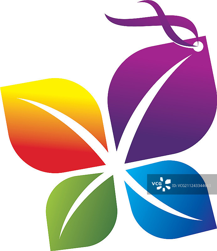 花店标签图片素材