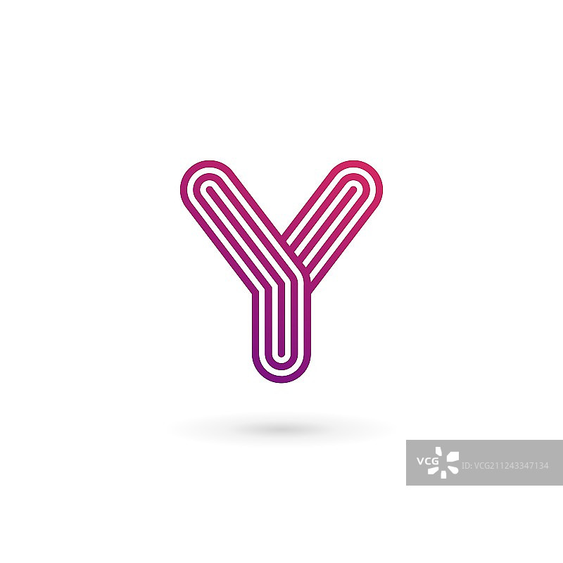 字母Y标志设计模板图片素材