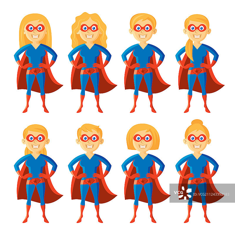 超级英雄卡通人物图片素材