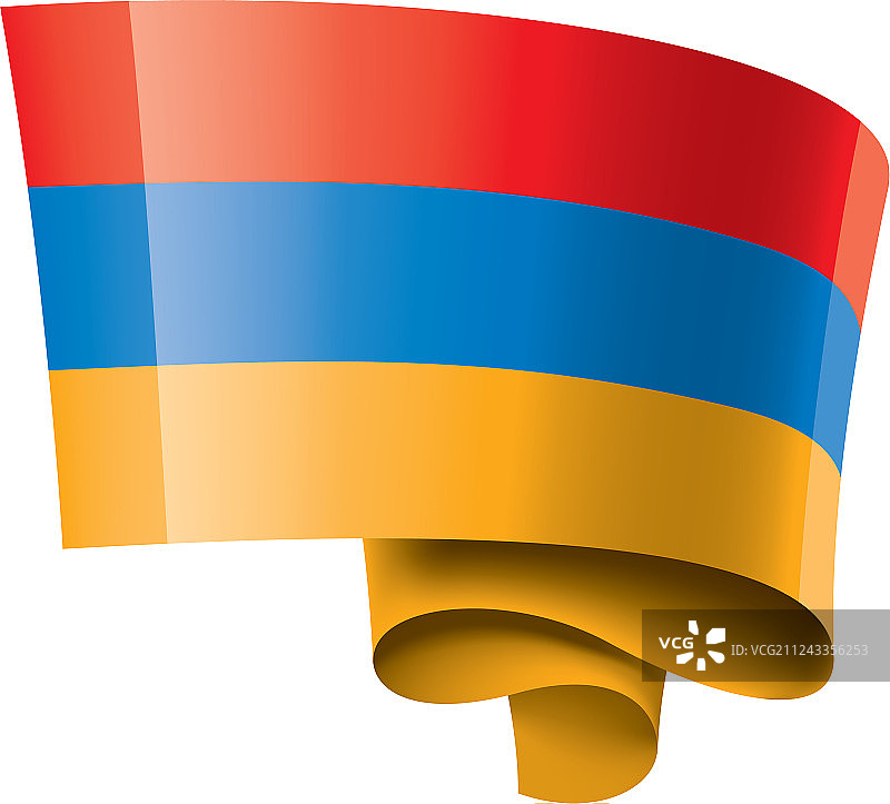 亚美尼亚国旗上有白色图片素材