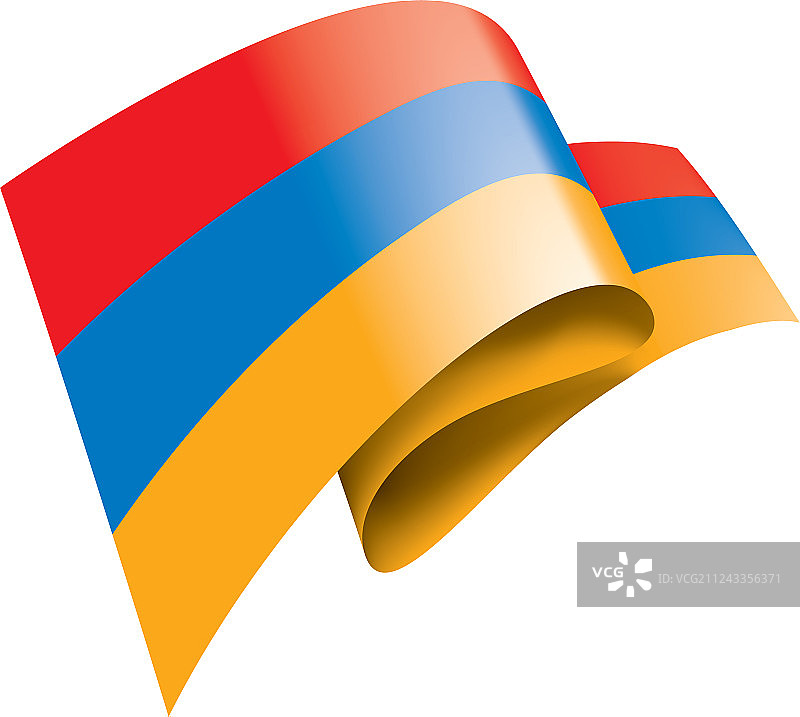 亚美尼亚国旗上有白色图片素材