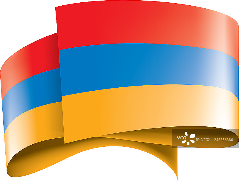 亚美尼亚国旗上有白色图片素材