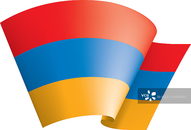 亚美尼亚国旗上有白色图片素材