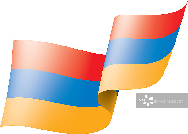 亚美尼亚国旗上有白色图片素材