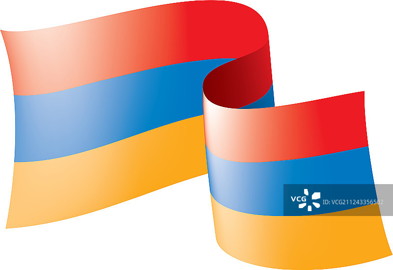 亚美尼亚国旗上有白色图片素材