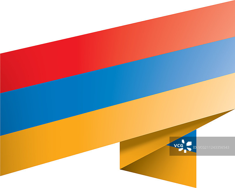 亚美尼亚国旗上有白色图片素材