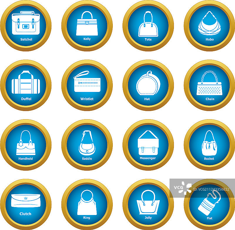 女性包包类型图标简约风格图片素材
