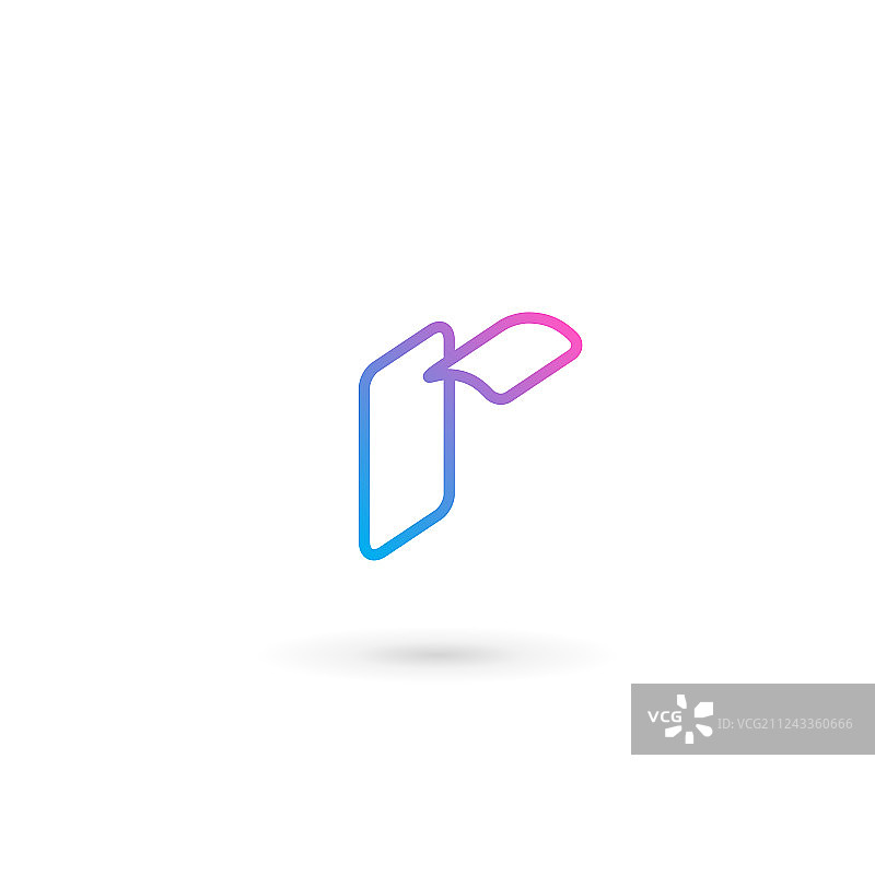 字母R标志图标设计模板元素图片素材