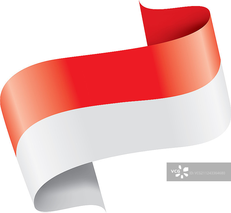 印度尼西亚国旗上有白色图片素材