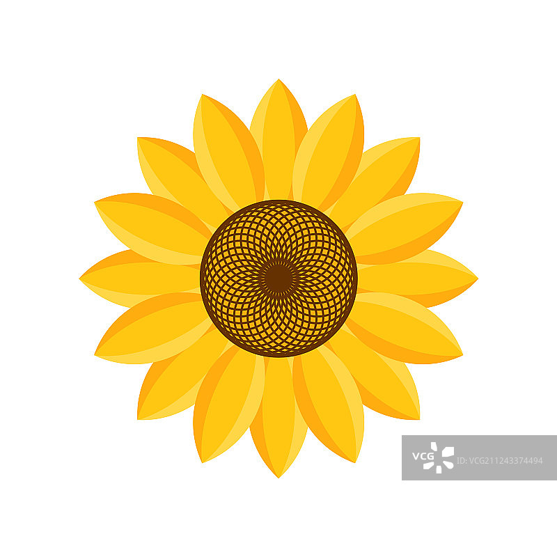 感恩节向日葵Logo和标志图片素材