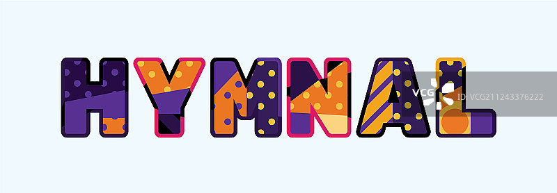 赞美诗概念文字艺术图片素材