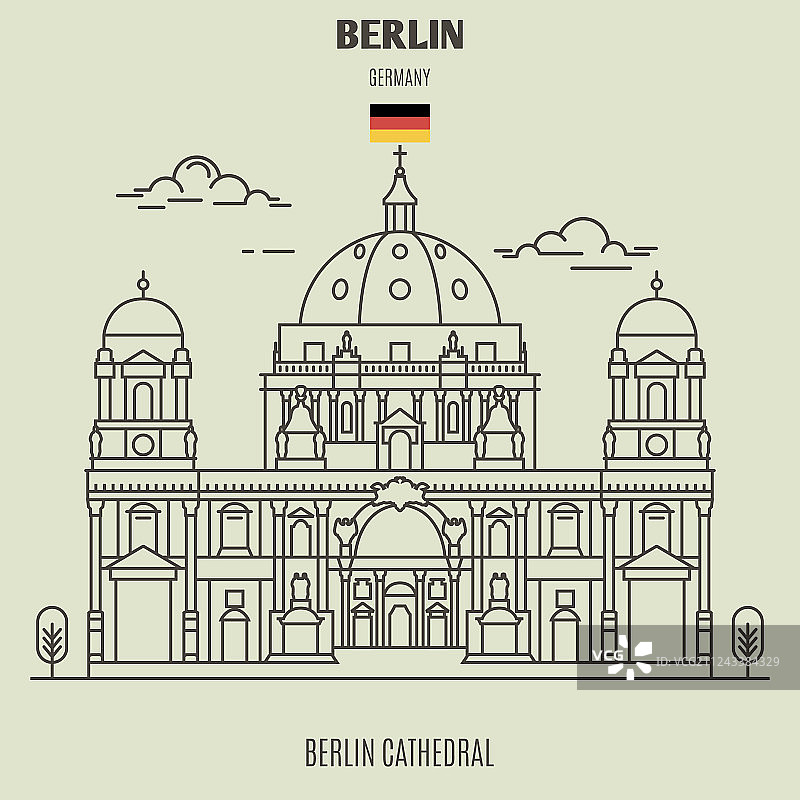 柏林大教堂图片素材