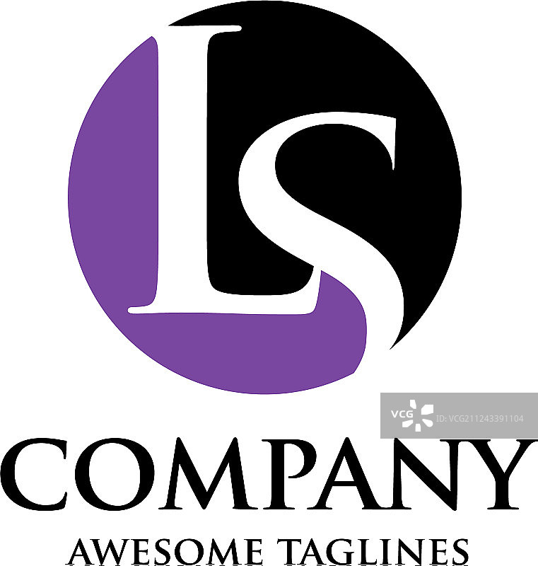 LS字母标志图片素材