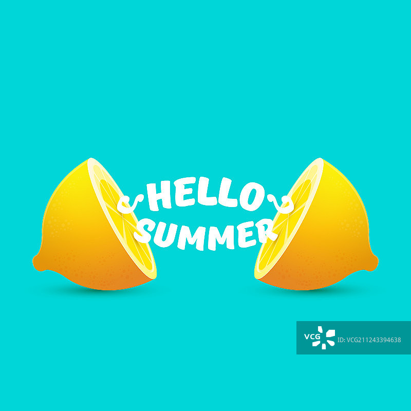 你好夏日海滩派对传单设计图片素材