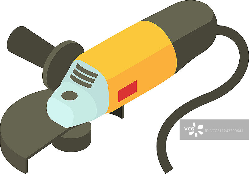 电动砂光机图标2.5D风格图片素材