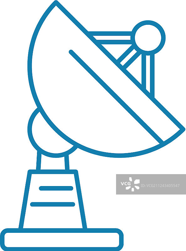 基站线性图标概念图片素材