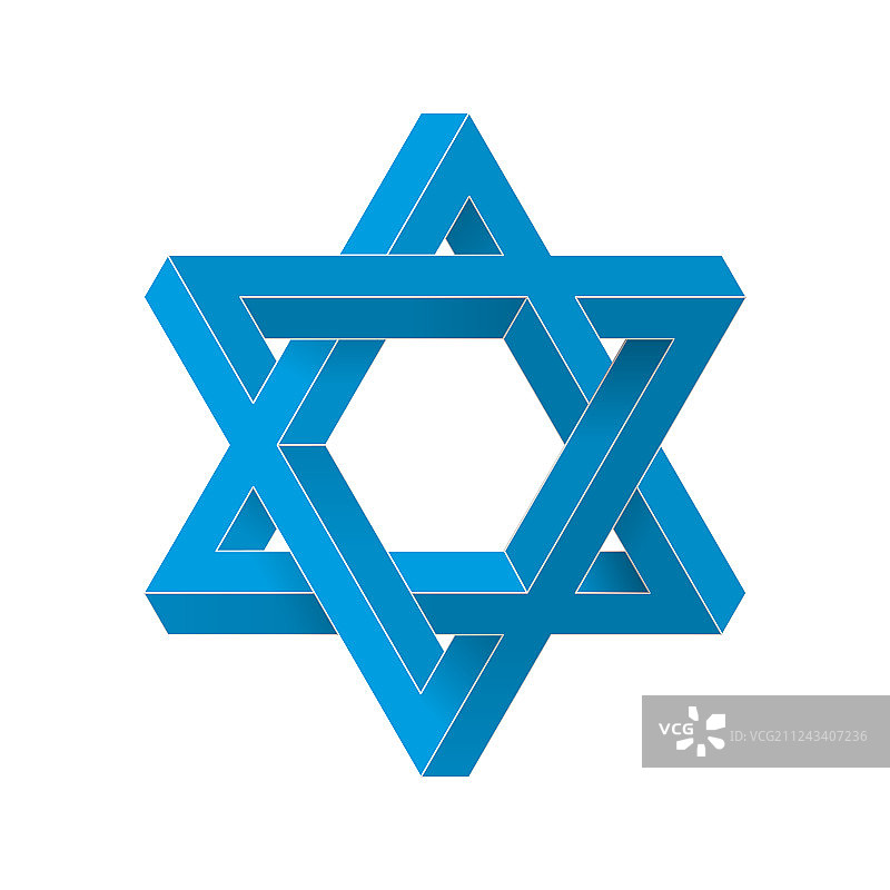 不可能的大卫之星图片素材