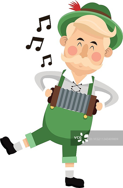 巴伐利亚音乐家图标图片素材
