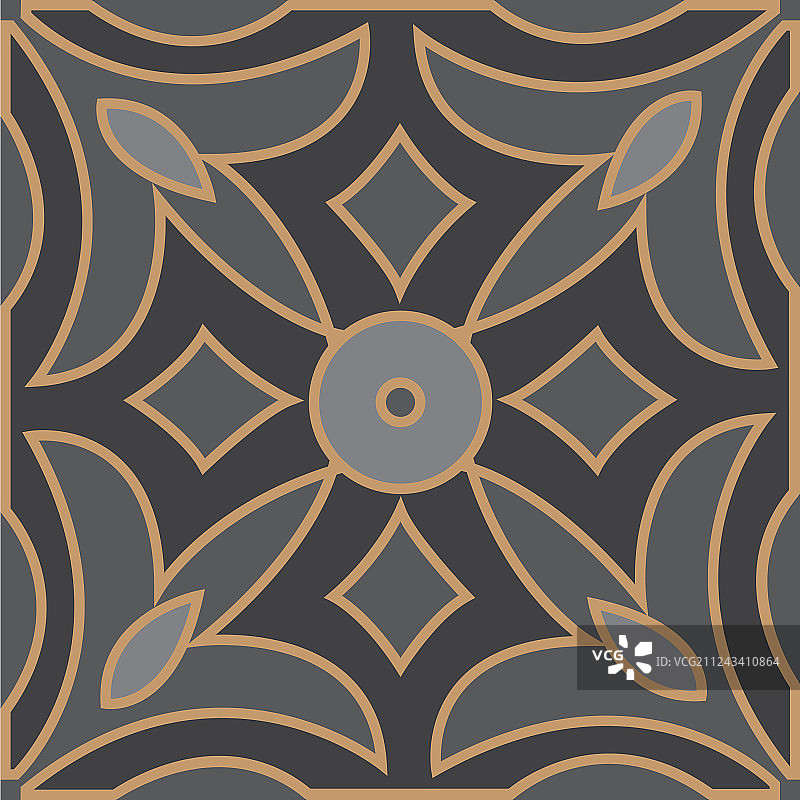 壁画装饰几何无缝图案图片素材