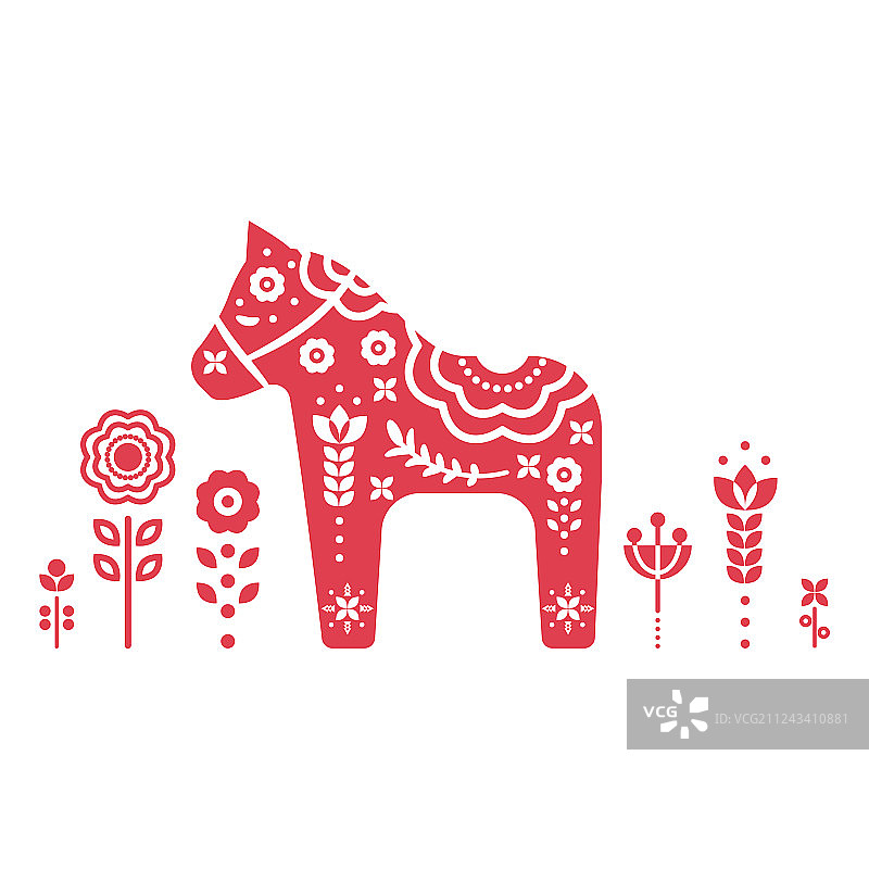 达拉木马图片素材