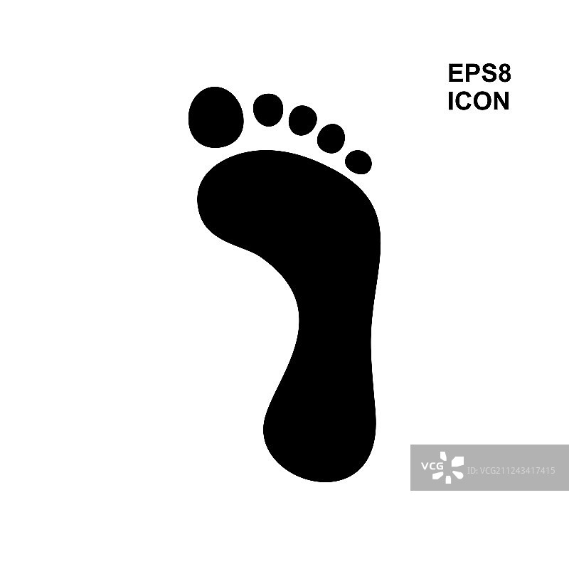 人类脚印图片素材