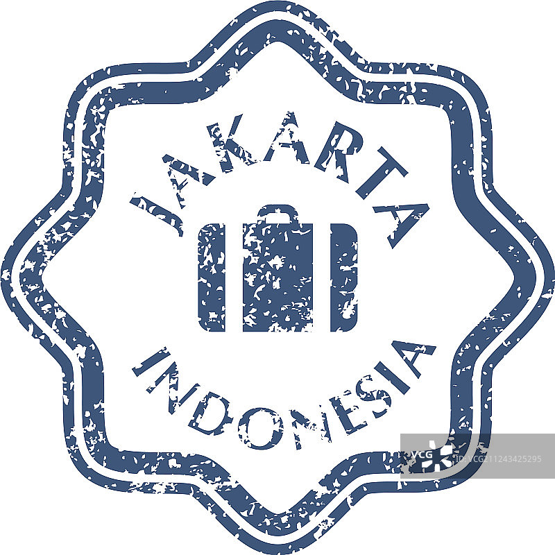 雅加达邮票图片素材