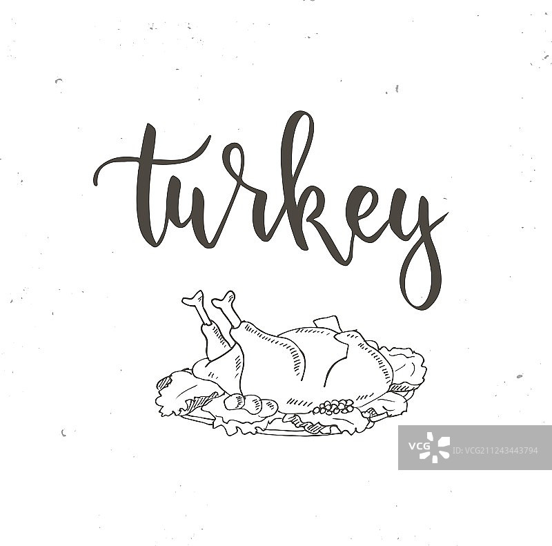 感恩节复古礼品标签和卡片图片素材