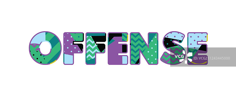 冒犯概念文字艺术图片素材