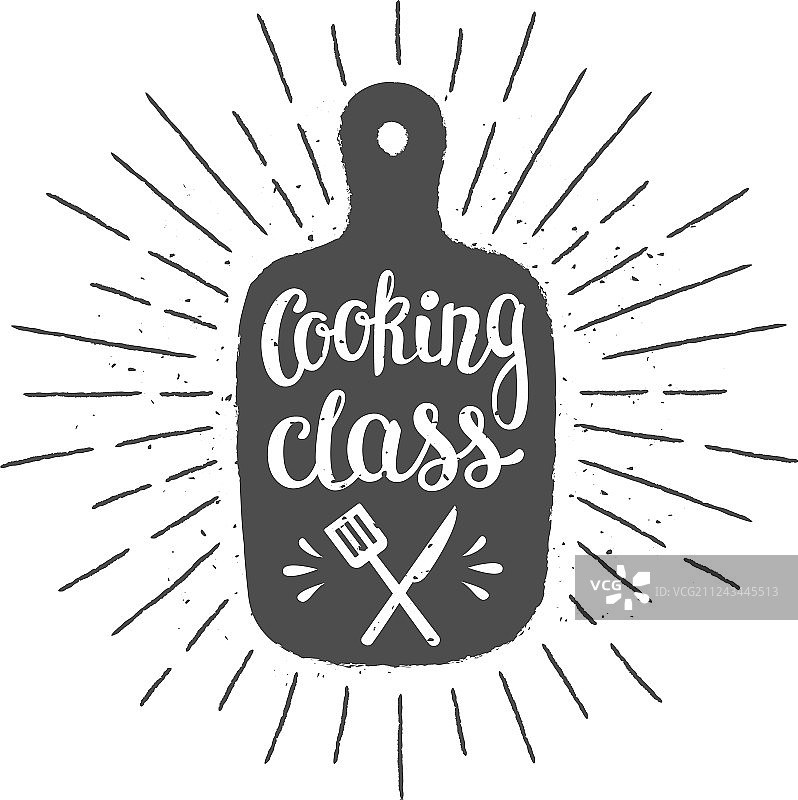 带字体的砧板轮廓图片素材