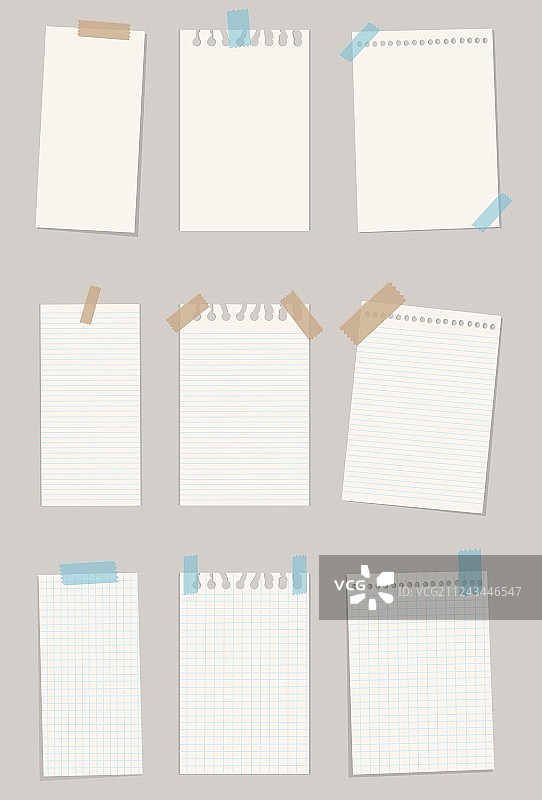 各种便签纸合集图片素材