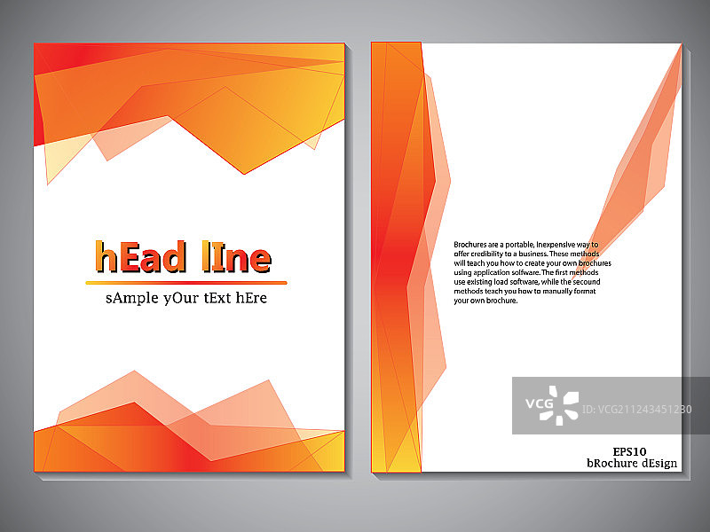 宣传册年报书籍封面模板图片素材