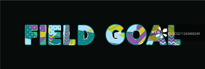 射门概念文字艺术图片素材