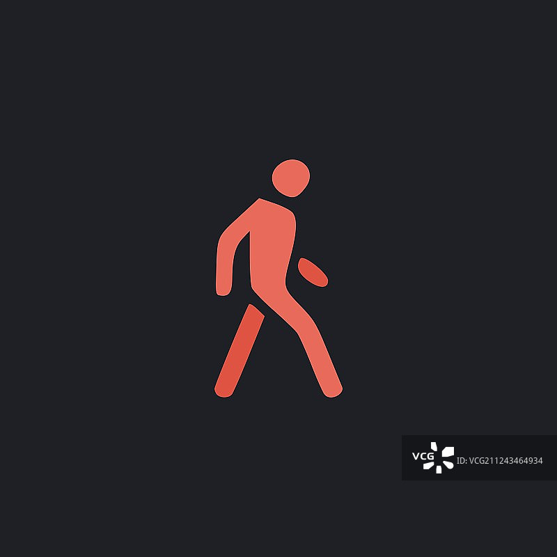 行走的人电脑符号图片素材