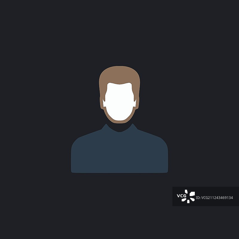 男性头像电脑符号图片素材