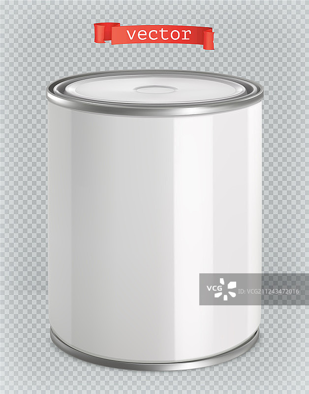 建筑卫生白色锡罐包装图片素材