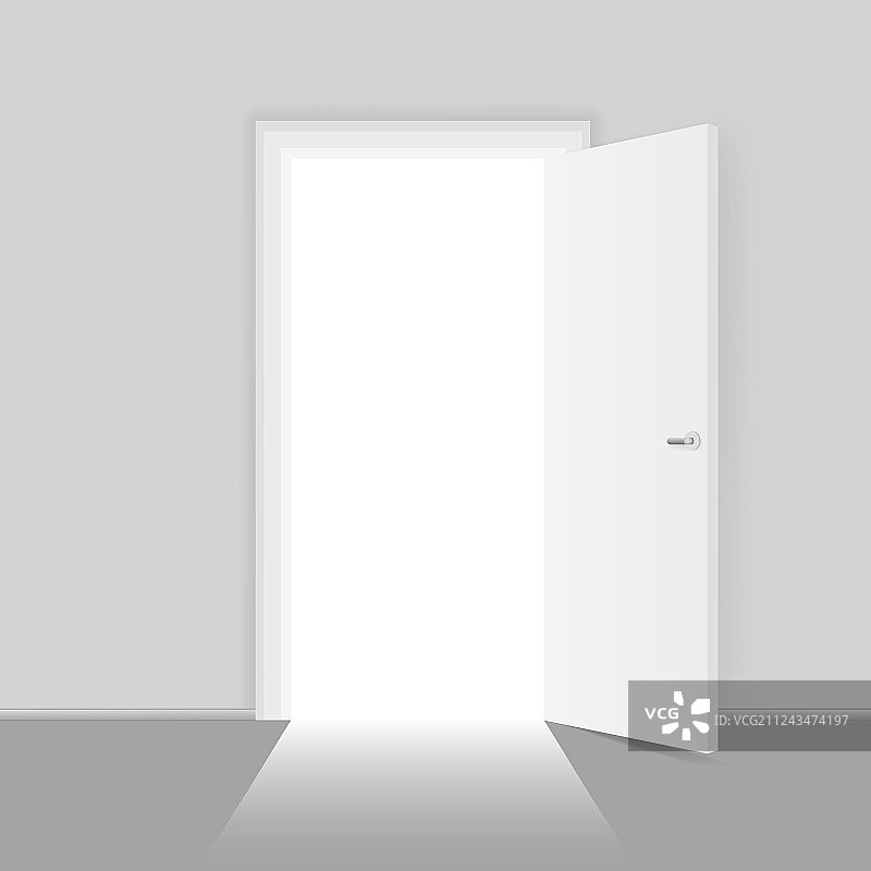 开启商业机遇之门图片素材