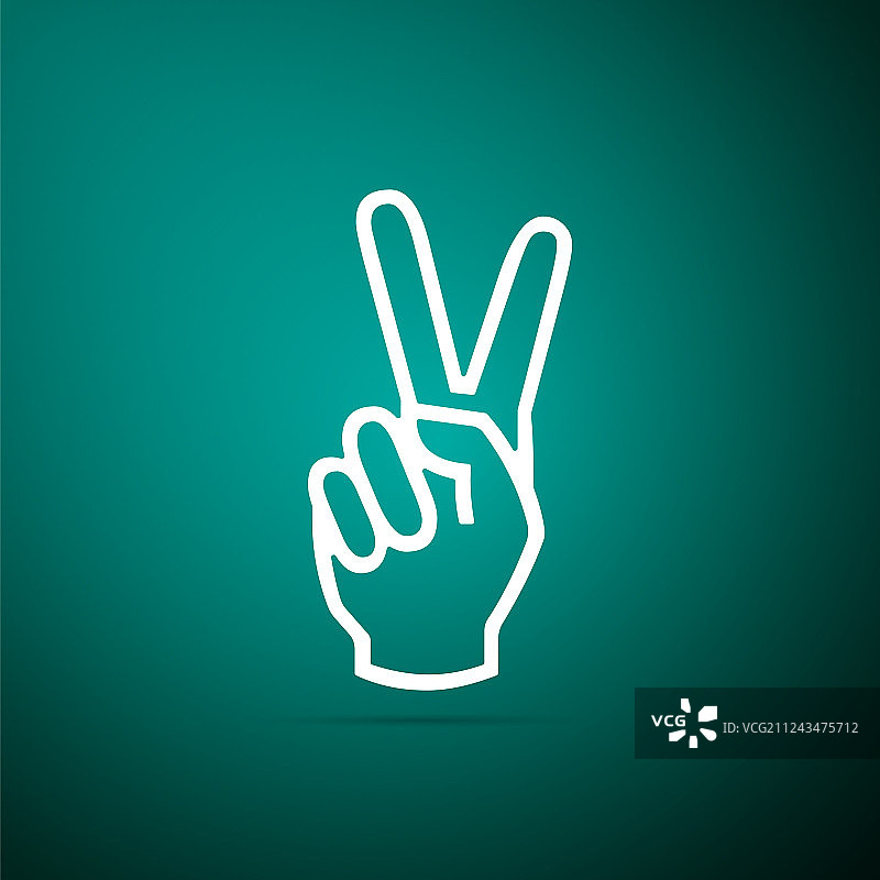 V字胜利手势图片素材