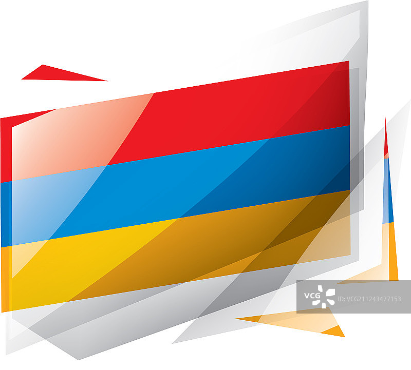 亚美尼亚国旗上有白色图片素材