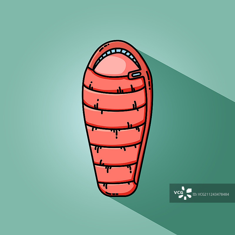 露营旅行睡袋图片素材