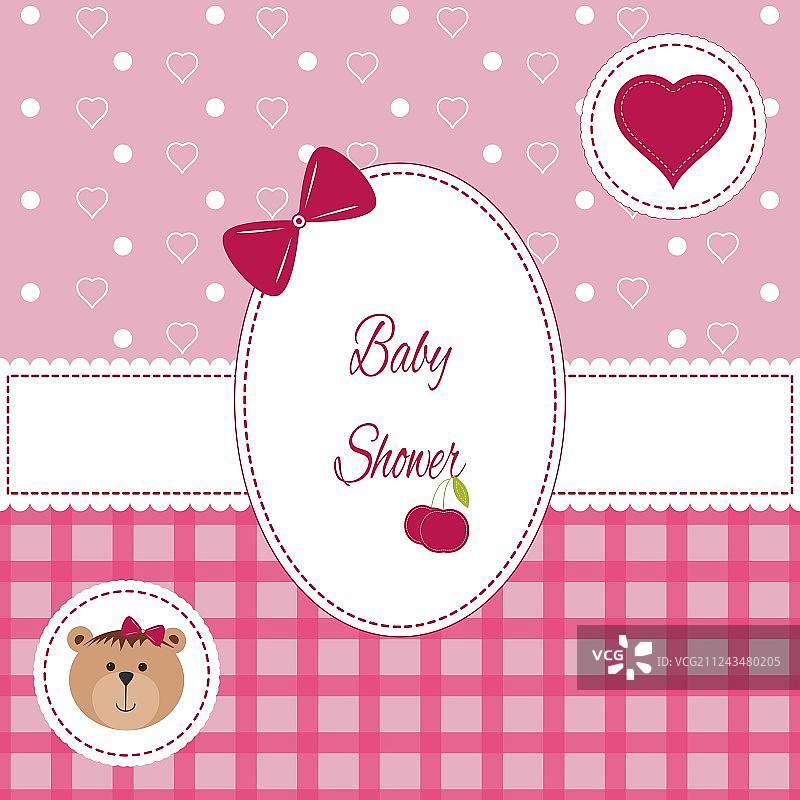 女婴出生迎婴送礼问候公告图片素材