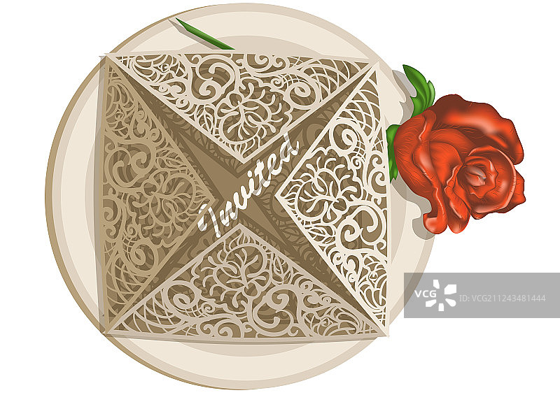 婚礼的邀请图片素材