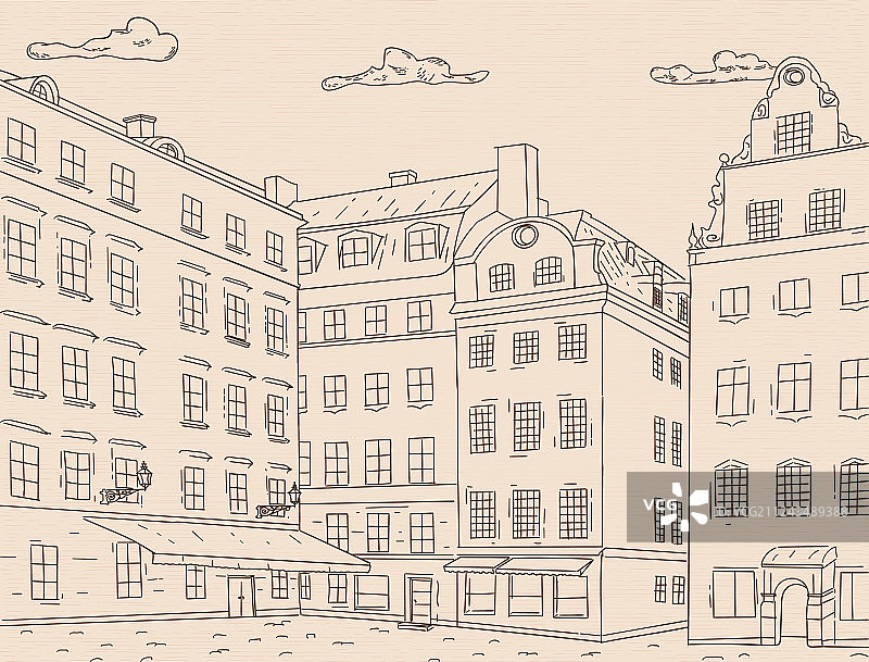 斯德哥尔摩老城中心的斯托尔广场图片素材