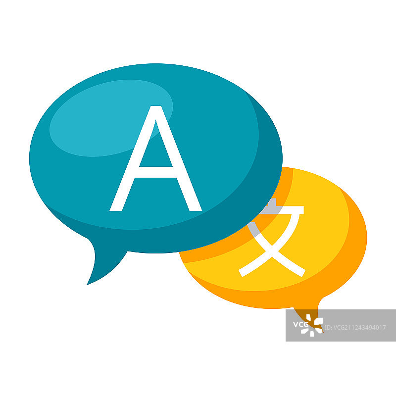 语言翻译和语言学图标图片素材