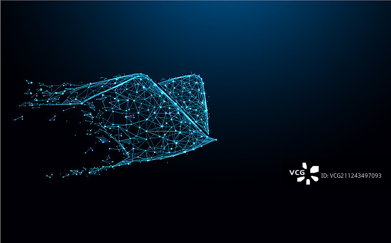 飞鸟翅膀邮件图标图片素材