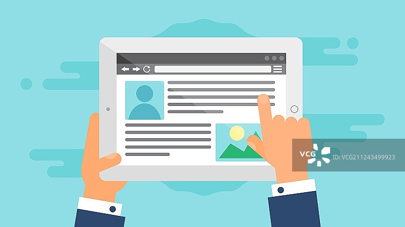 平板网站或文章表单网页模板图片素材