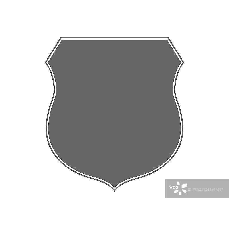 盾牌形状标志图片素材
