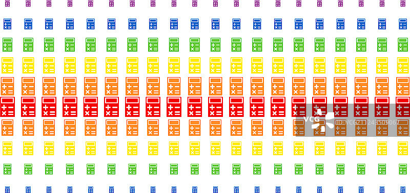 计算器形状半色调光谱网格图片素材