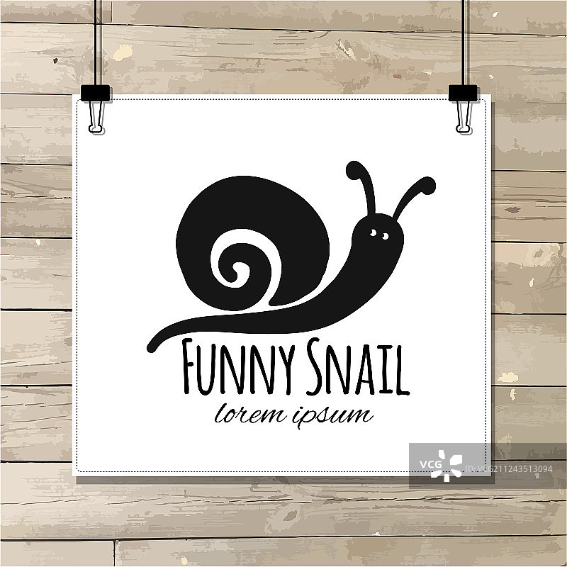黑色蜗牛剪影设计图片素材