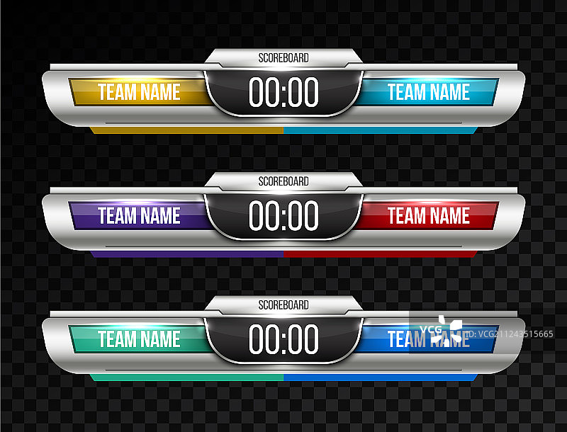 创意数字记分牌图片素材