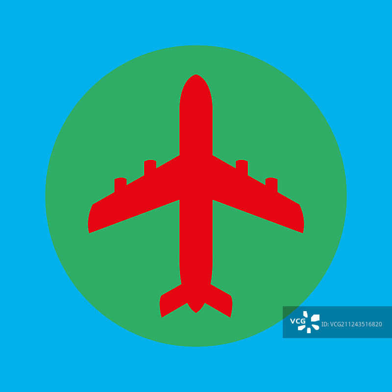 黑色飞机图标图片素材